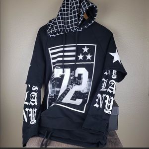 H&M Divided Men's Layered Hoodie